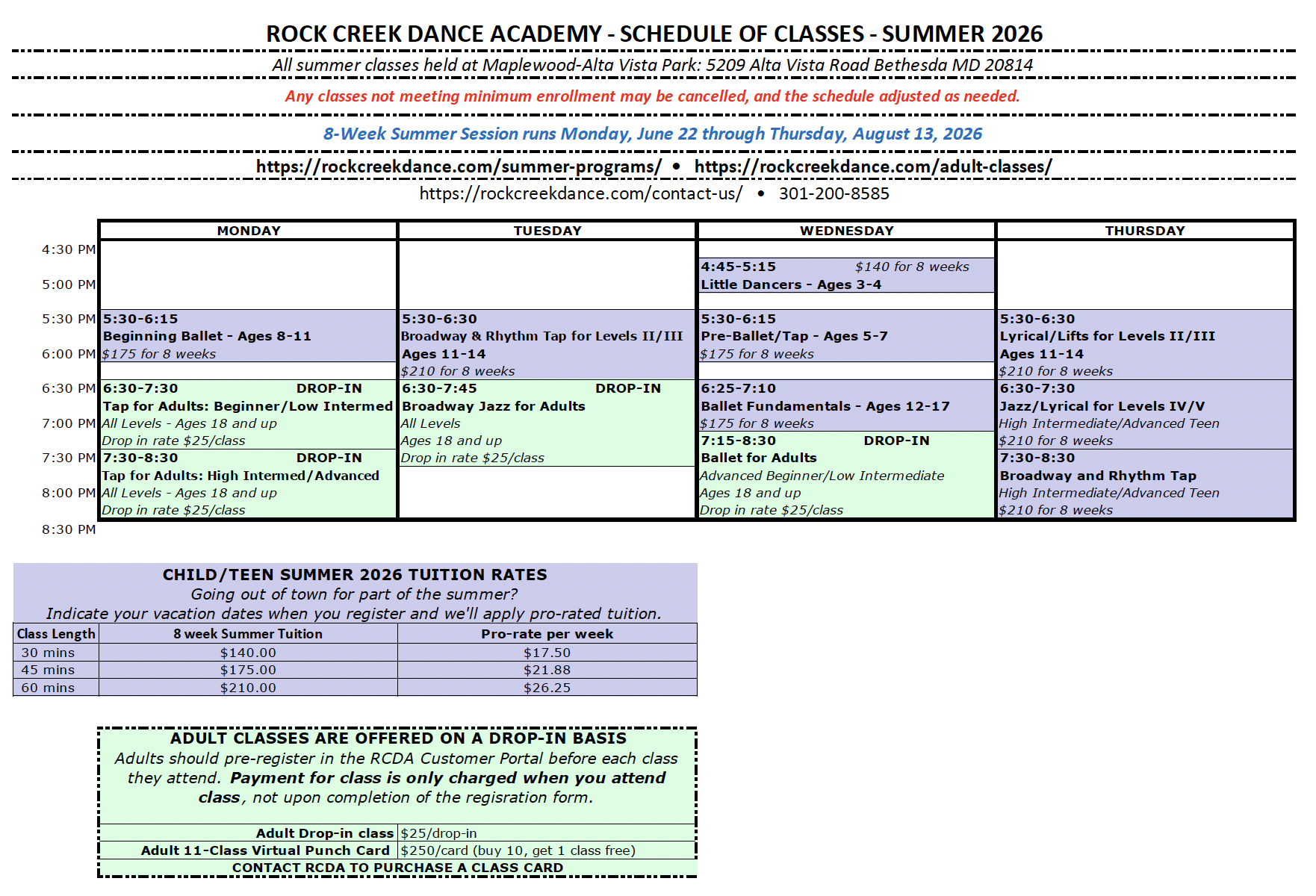 RCDA_2026_Summer_Schedule_of_Classes6_image